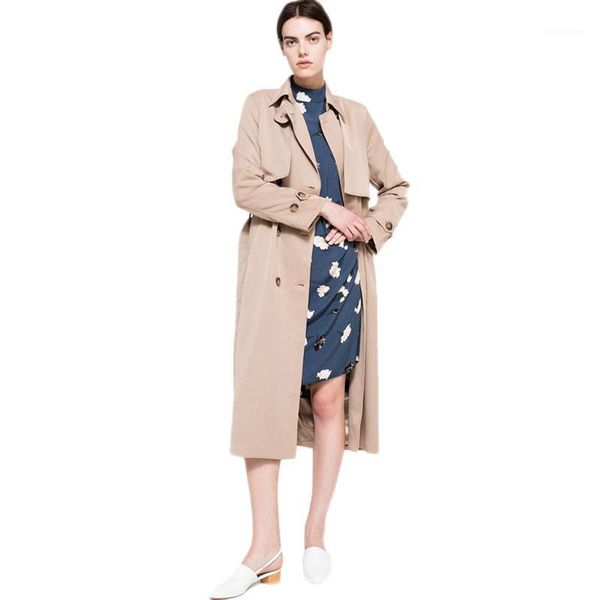 women's trench coats orinery 2021 spring women coat classic double breasted business outerwear fashion brand long clothing1, Tan;black
women's trench coats orinery 2021 spring women coat classic double breasted business outerwear fashion brand long clothing1, Tan;black