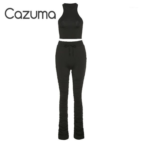 cazuma women lady pants 2 pcs set strapless folding flared trousers outfits bandage vest crop long pants playsuits1, Gray
cazuma women lady pants 2 pcs set strapless folding flared trousers outfits bandage vest crop long pants playsuits1, Gray