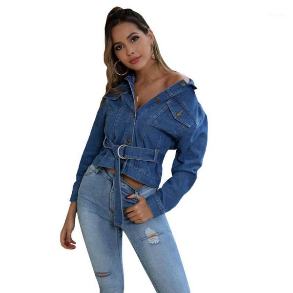 echoine denim women's short coats section waist jacket female autumn long sleeve overcoat casual fashion ladies windbreaker1, Black;brown
echoine denim women's short coats section waist jacket female autumn long sleeve overcoat casual fashion ladies windbreaker1, Black;brown