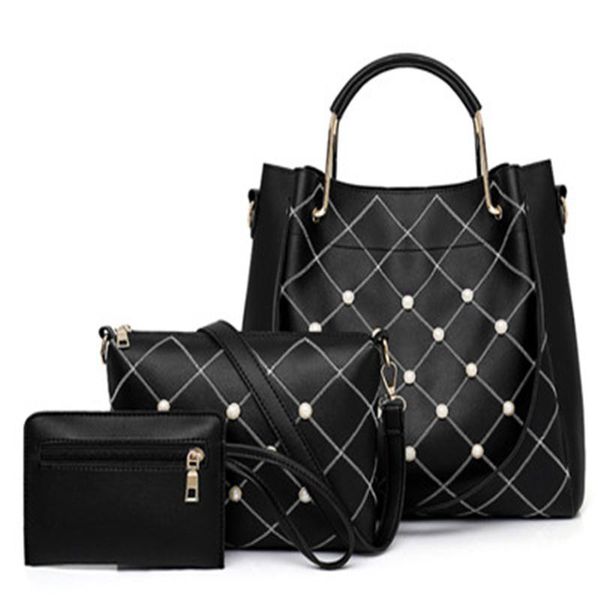 women bags sets 3 piece handbag pu leather pearl female shoulder bag ladies messenger totes casual brand women hand bag
women bags sets 3 piece handbag pu leather pearl female shoulder bag ladies messenger totes casual brand women hand bag
