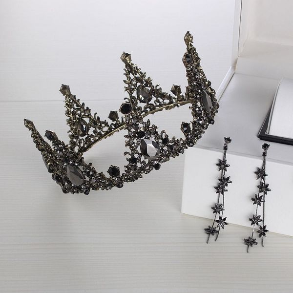 headdress female 18-year-old black bride ceremony crown wedding dress accessories, Silver
headdress female 18-year-old black bride ceremony crown wedding dress accessories, Silver