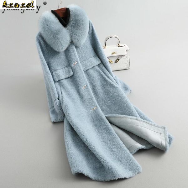 women's fur & faux 2021 real coat female long winter clothes women 100% wool jacket fashion clothing abrigo mujer klx-286 pph1064, Black
women's fur & faux 2021 real coat female long winter clothes women 100% wool jacket fashion clothing abrigo mujer klx-286 pph1064, Black