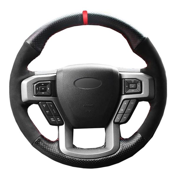 car steering wheel cover black genuine leather suede for f-150 f150 king ranch lariat platinum xl xlt 2020 2020 volant
car steering wheel cover black genuine leather suede for f-150 f150 king ranch lariat platinum xl xlt 2020 2020 volant