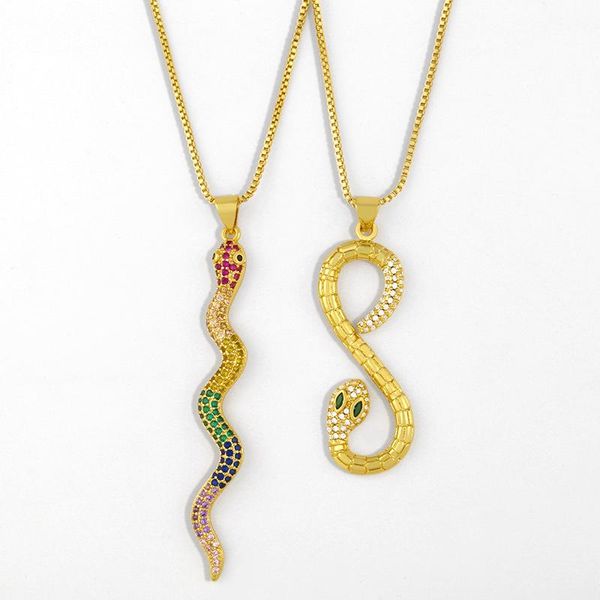 flola big multicolor snake necklace for women gold chain animal pendant necklace trendy cz zirconia rainbow jewelry gifts nker66, Silver
flola big multicolor snake necklace for women gold chain animal pendant necklace trendy cz zirconia rainbow jewelry gifts nker66, Silver