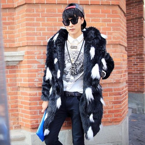 korean fashion men hooded faux fur winter coat long parka trench fur coat outwear thick warm overcoat loose, Black
korean fashion men hooded faux fur winter coat long parka trench fur coat outwear thick warm overcoat loose, Black