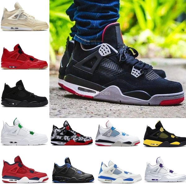 2020 new 4 4s jumpman basketball shoes metallic purple red green bred ovo splatter black cat what the men mens sport sneakers
2020 new 4 4s jumpman basketball shoes metallic purple red green bred ovo splatter black cat what the men mens sport sneakers