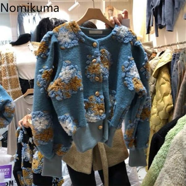 nomikuma autumn winter woolen cardigan short jacket vintage 3d flowers women coat korean long sleeve o-neck jackets 6c816 201210, Black;brown
nomikuma autumn winter woolen cardigan short jacket vintage 3d flowers women coat korean long sleeve o-neck jackets 6c816 201210, Black;brown