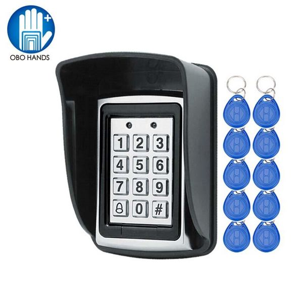 metal rfid access control keypad 125khz standalone access controller with waterproof cover case + 10pcs keyfobs rfid cards
metal rfid access control keypad 125khz standalone access controller with waterproof cover case + 10pcs keyfobs rfid cards