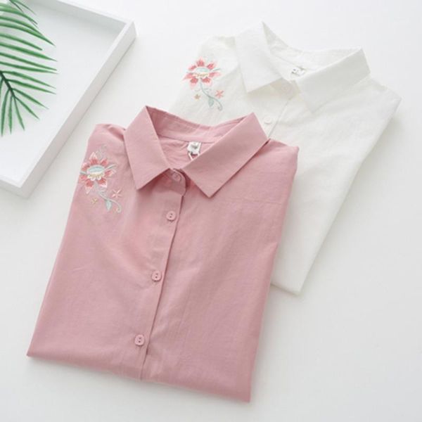 dioufond pink white embroidery blouse ladies office solid shirt autumn casual female women cotton floral embroidered shirt1
dioufond pink white embroidery blouse ladies office solid shirt autumn casual female women cotton floral embroidered shirt1