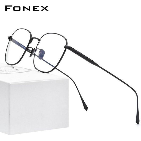 fashion sunglasses frames fonex pure titanium eyeglasses frame men square eyewear 2021 male optical myopia prescription glasses 8560, Black
fashion sunglasses frames fonex pure titanium eyeglasses frame men square eyewear 2021 male optical myopia prescription glasses 8560, Black