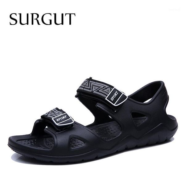 surgut men sandals summer beach walking breathable soft shoes hook & loop design male casual flip flops classic black sandalias1
surgut men sandals summer beach walking breathable soft shoes hook & loop design male casual flip flops classic black sandalias1