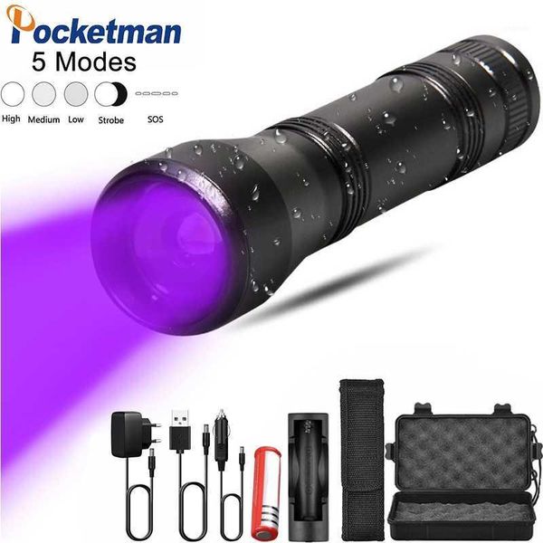 flashlights torches 5 modes uv powerful portable led torch with zoomable function mini pet urine stains detector hunting camping 421
flashlights torches 5 modes uv powerful portable led torch with zoomable function mini pet urine stains detector hunting camping 421