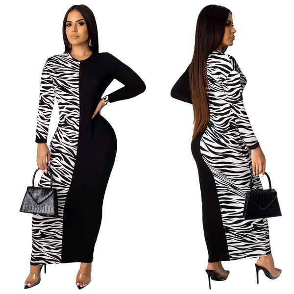 women leopard panelled dress long sleeve crew neck slim fit bodycon dresses ladies spring autumn clothes, Black;gray
women leopard panelled dress long sleeve crew neck slim fit bodycon dresses ladies spring autumn clothes, Black;gray