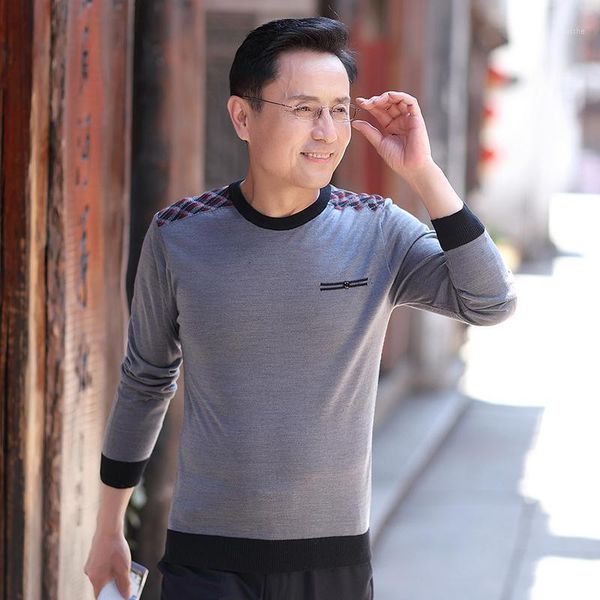 man jersey jumper male casual plaid sweaters middle aged father knit sweater long sleeve shirt pullovers1, White;black
man jersey jumper male casual plaid sweaters middle aged father knit sweater long sleeve shirt pullovers1, White;black