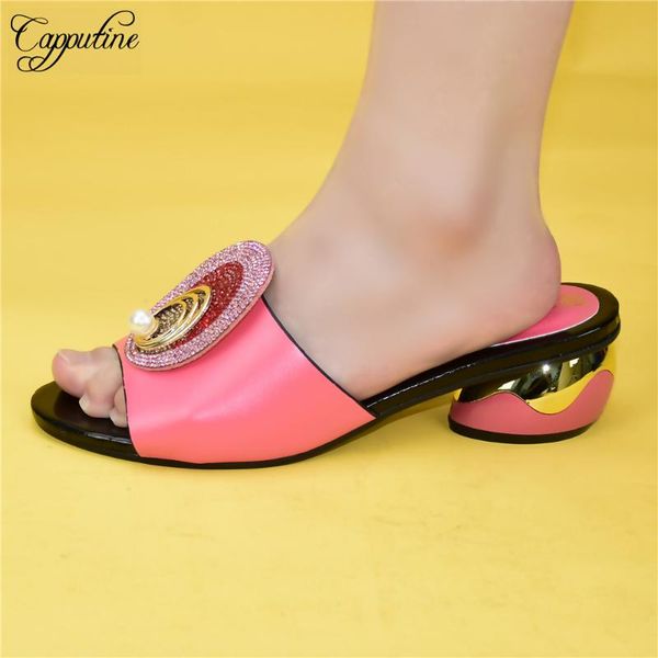 nice lady high heel slippers elegant coral shoes with stones for lady 88-37 heel height 5.5cm, Black
nice lady high heel slippers elegant coral shoes with stones for lady 88-37 heel height 5.5cm, Black