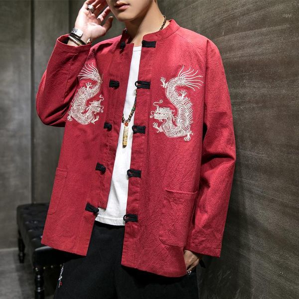 new year chinese style dragon hanfu vintage clothing embroidery dragon tang suit traditional china fashion coat1, Black;brown
new year chinese style dragon hanfu vintage clothing embroidery dragon tang suit traditional china fashion coat1, Black;brown