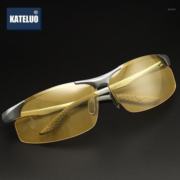 kateluo 2020 anti-glare day night vision goggles yellow glasses for driving mens pchromic sunglasses polarized lens k21731, White;black
kateluo 2020 anti-glare day night vision goggles yellow glasses for driving mens pchromic sunglasses polarized lens k21731, White;black