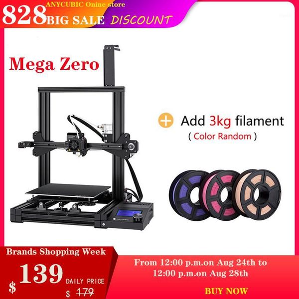 printers anycubic 3d printer mega zero impresora diy kit full metal large printing size touch screen lcd filament sd card drucker1
printers anycubic 3d printer mega zero impresora diy kit full metal large printing size touch screen lcd filament sd card drucker1