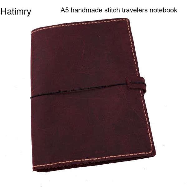 notepads a5 geuine leather travelers handmade stitch notebook diary caderno agenda book escolar defter journal vintage, Purple;pink
notepads a5 geuine leather travelers handmade stitch notebook diary caderno agenda book escolar defter journal vintage, Purple;pink