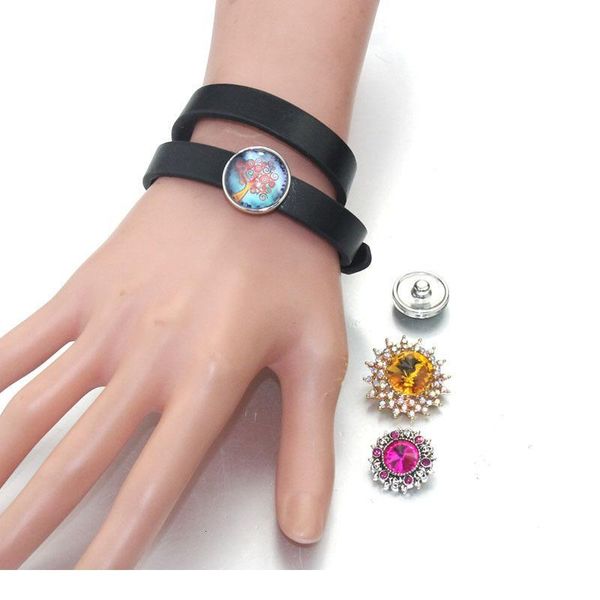 3 colors snap leather winding bracelet retro handmade braided leather snap button bracelet bangles fit 18mm snap jewe bbynvk, Golden;silver
3 colors snap leather winding bracelet retro handmade braided leather snap button bracelet bangles fit 18mm snap jewe bbynvk, Golden;silver
