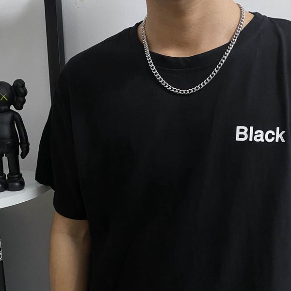 jijian yichao brand cuba necklace hip hop men and women personality street clavicle chain couple accessories, Silver
jijian yichao brand cuba necklace hip hop men and women personality street clavicle chain couple accessories, Silver