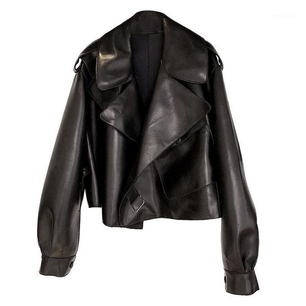women's leather & faux women's real sheepskin jackets genuine coat fashion lady arrival c10291, Black
women's leather & faux women's real sheepskin jackets genuine coat fashion lady arrival c10291, Black