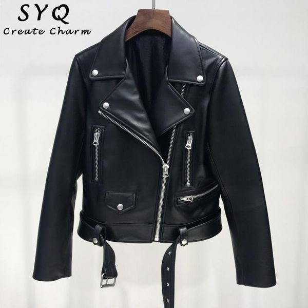 new autumn women pu leather jacket woman zipper belt short coat female black punk bomber faux leather outwear
new autumn women pu leather jacket woman zipper belt short coat female black punk bomber faux leather outwear