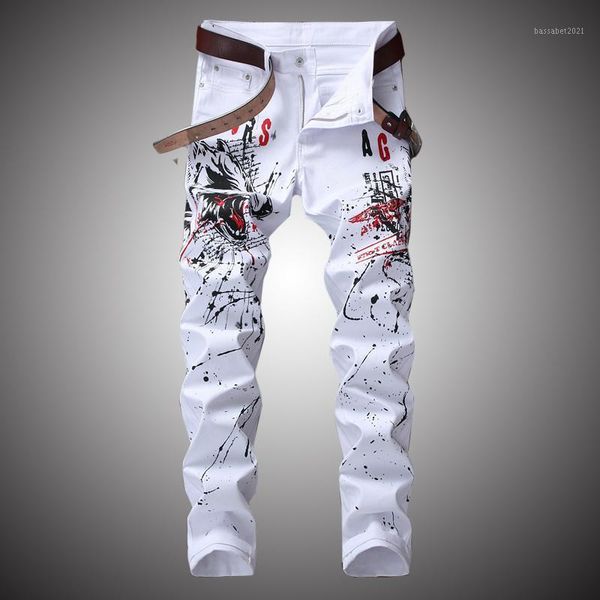 men's jeans 2021 fashion streetwear graffiti men elastic denim pants trousers hip hop casual print pant white slim fit bp0161, Blue
men's jeans 2021 fashion streetwear graffiti men elastic denim pants trousers hip hop casual print pant white slim fit bp0161, Blue