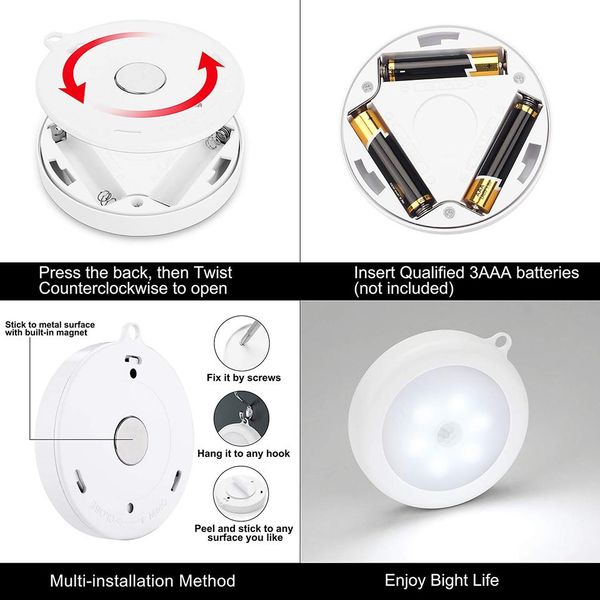 6 3 leds pir motion sensor light cupboard wardrobe bedroom night lamp led under cabinet night light for closet stairs kitchen wmtuah
6 3 leds pir motion sensor light cupboard wardrobe bedroom night lamp led under cabinet night light for closet stairs kitchen wmtuah
