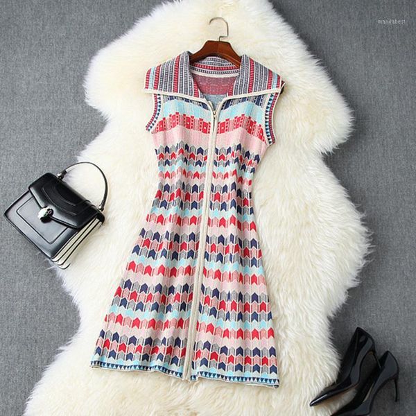 european and american women's clothing 2020 summer new style sleeveless collar contrast color fashionable gold knit dress1, Black;gray
european and american women's clothing 2020 summer new style sleeveless collar contrast color fashionable gold knit dress1, Black;gray