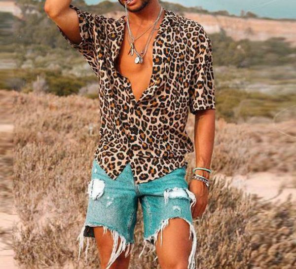 luxury men's leopard shirts holiday summer short sleeve casual fashion male printed loose lapel shirts kg-225, White;black
luxury men's leopard shirts holiday summer short sleeve casual fashion male printed loose lapel shirts kg-225, White;black