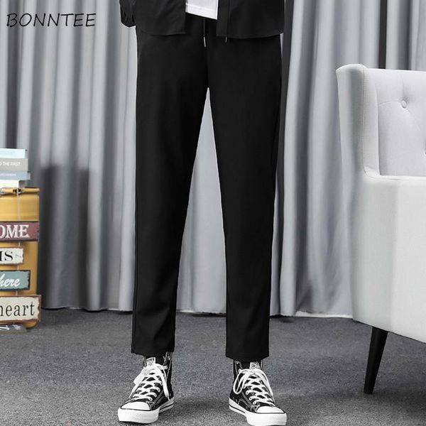 men's pants men casual plus size 4xl loose solid straight elastic waist comfortable trousers students fashion simple office all-match, Black
men's pants men casual plus size 4xl loose solid straight elastic waist comfortable trousers students fashion simple office all-match, Black