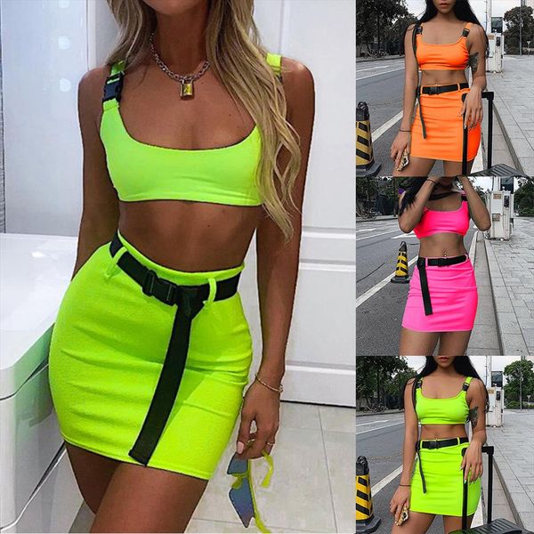 женщины лето две пьесы набор tops crop и короткие юбки комплекты мода неоновый зеленый твердая вскользь сексуальный наряд с поясом 2pcs кост, Gray
женщины лето две пьесы набор tops crop и короткие юбки комплекты мода неоновый зеленый твердая вскользь сексуальный наряд с поясом 2pcs кост, Gray