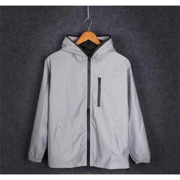 s-xxl spring autumn men windbreaker reflective jacket casual hip hop jackets and coats without any s manteau lj201013, Black;brown
s-xxl spring autumn men windbreaker reflective jacket casual hip hop jackets and coats without any s manteau lj201013, Black;brown