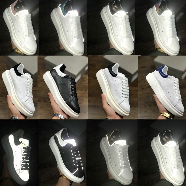 new shoes trainers reflective 3m white leather platform sneakers womens mens flat casual party wedding shoes suede sports sneakers, Black
new shoes trainers reflective 3m white leather platform sneakers womens mens flat casual party wedding shoes suede sports sneakers, Black