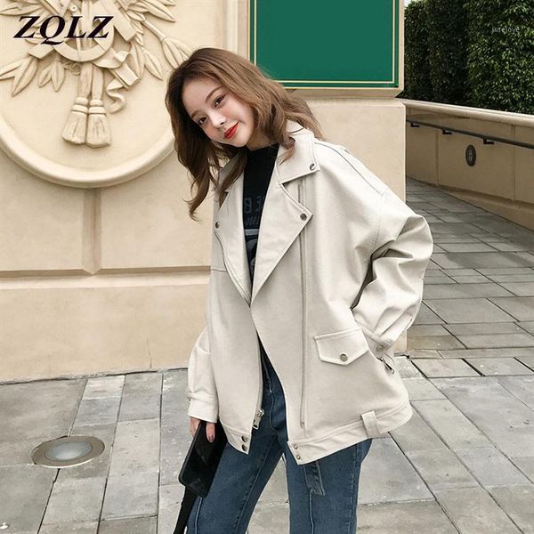 zqlz spring faux leather jacket women 2020 new loose biker motorcycle jackets female punk streetwear autumn leather coat female1, Black
zqlz spring faux leather jacket women 2020 new loose biker motorcycle jackets female punk streetwear autumn leather coat female1, Black