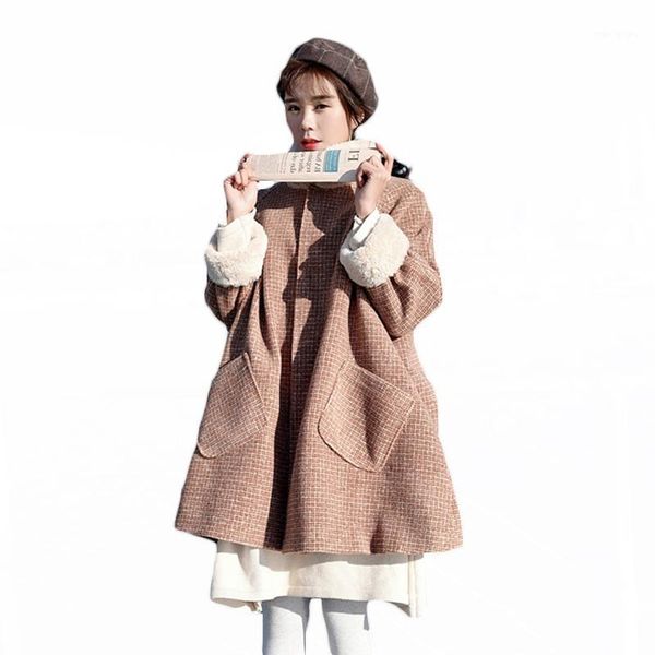 2020 autumn winter new korean women woolen coat stand collar single breasted loose lamb hair plus velvet pink plaid jacket lq2421, Black
2020 autumn winter new korean women woolen coat stand collar single breasted loose lamb hair plus velvet pink plaid jacket lq2421, Black