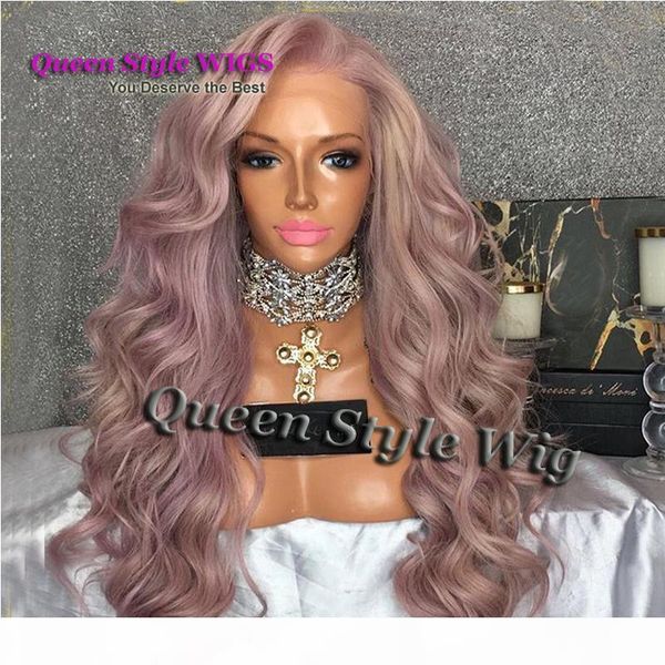layered cut taro mix pink color synthetic heat resistant lace front wig polished loose curl wave hair lace front wigs for women, Black
layered cut taro mix pink color synthetic heat resistant lace front wig polished loose curl wave hair lace front wigs for women, Black