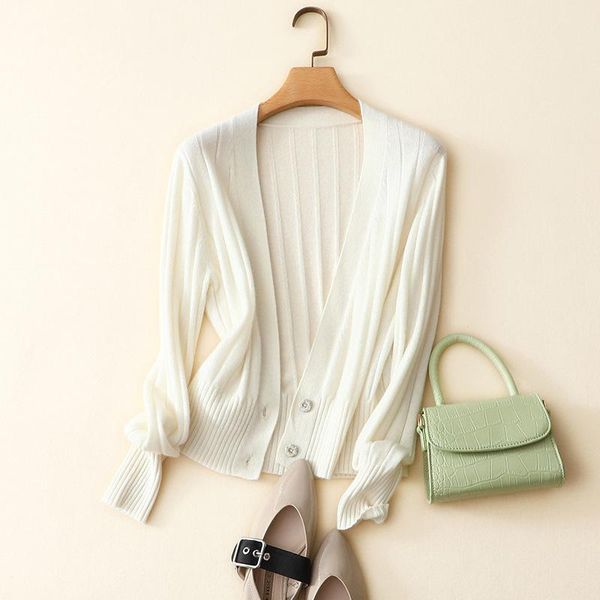 women's knits & tees spring autumn style cozy ribbed knit v neck 100% cashmere white cardigan
women's knits & tees spring autumn style cozy ribbed knit v neck 100% cashmere white cardigan