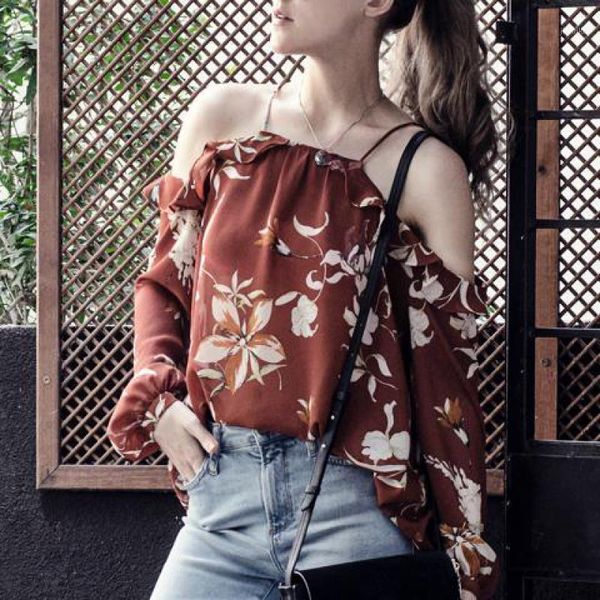 plus size 3xl floral print chiffon halter blouse women casual cold shoulder ruffle long sleeve loose blouse shirt blusa1, White
plus size 3xl floral print chiffon halter blouse women casual cold shoulder ruffle long sleeve loose blouse shirt blusa1, White