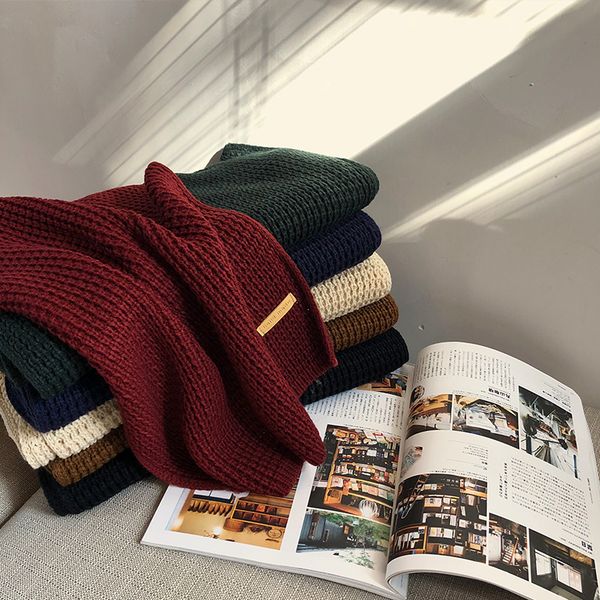 yinhe сода осенью и зимой вафельные вязаные шерстяной шарф для женщин, Blue;gray
yinhe сода осенью и зимой вафельные вязаные шерстяной шарф для женщин, Blue;gray