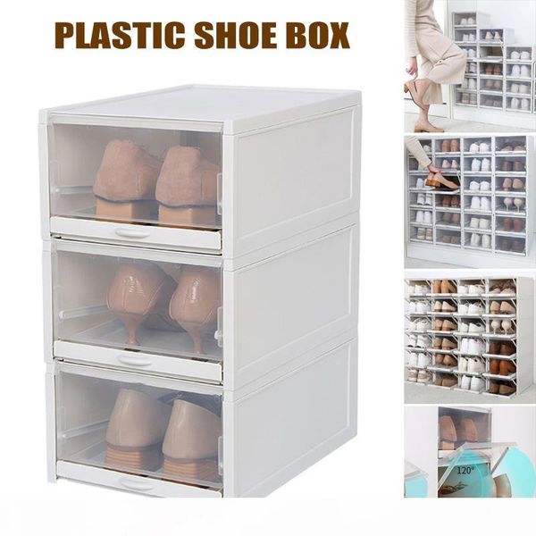 новый 3 pack set стекируемые хранения обуви box прозрачная пластиковая обувь контейнеры случаи mk
новый 3 pack set стекируемые хранения обуви box прозрачная пластиковая обувь контейнеры случаи mk