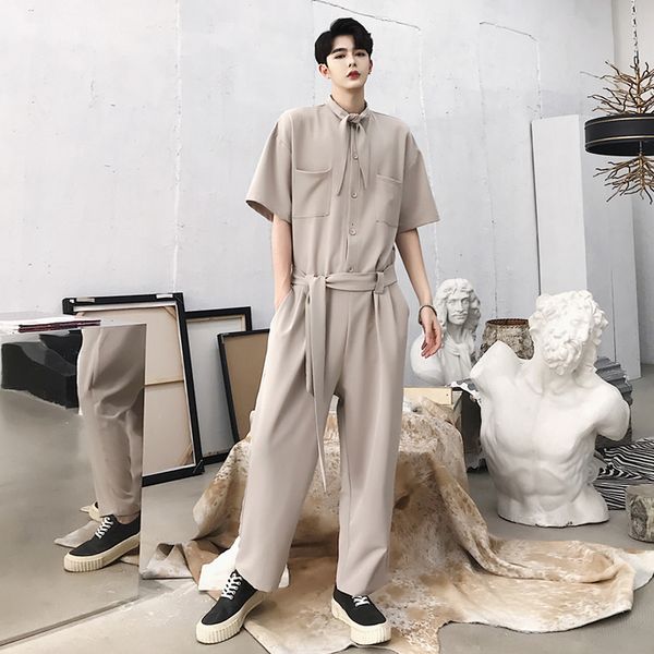2021 summer new design popular jumpsuit wear harajuku art of men released nine-point overalls tvf5, Black
2021 summer new design popular jumpsuit wear harajuku art of men released nine-point overalls tvf5, Black