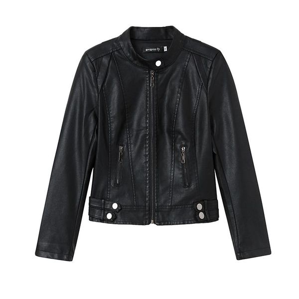 women's leather & faux lucyever black women jacket fashion zipper motorcycle biker pu coat long sleeve slim plus size female outwear 20
women's leather & faux lucyever black women jacket fashion zipper motorcycle biker pu coat long sleeve slim plus size female outwear 20