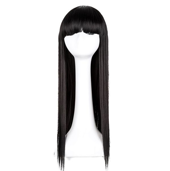 costume accessories black straight wig fei-show synthetic long flat bangs carnival hair heat resistant halloween costume cos-play women hair, Silver
costume accessories black straight wig fei-show synthetic long flat bangs carnival hair heat resistant halloween costume cos-play women hair, Silver