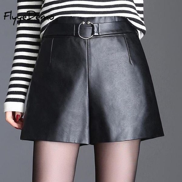 women black color pu leather high waist with belt wide leg faux leather shorts spring loose pu shorts plus size 4xl, White;black
women black color pu leather high waist with belt wide leg faux leather shorts spring loose pu shorts plus size 4xl, White;black