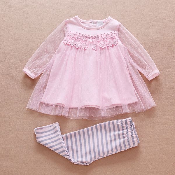 2021 new girls autumn clothing long sleeve pink lace baby and striped pants fashion clothes set kids children 0-2t vybe, White
2021 new girls autumn clothing long sleeve pink lace baby and striped pants fashion clothes set kids children 0-2t vybe, White