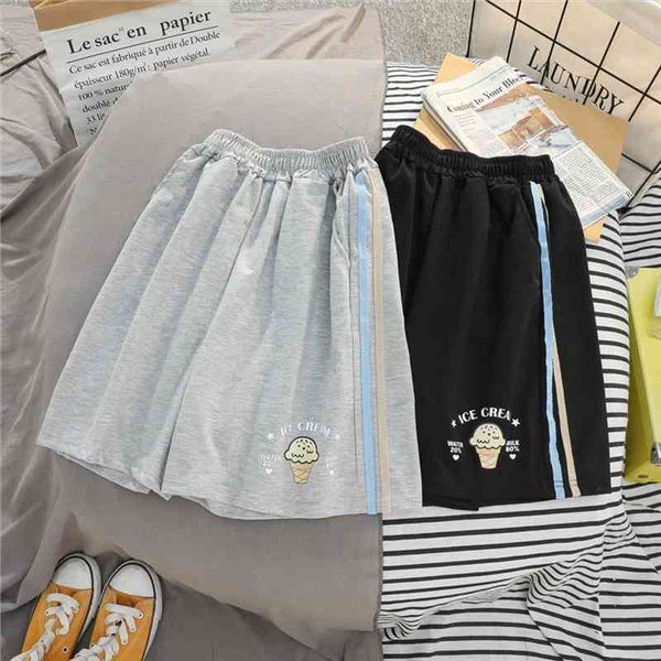 summer korean harajuku women shorts clothing ice cream print loose femme casual two bars undefined plus size short ropa mujer, White;black
summer korean harajuku women shorts clothing ice cream print loose femme casual two bars undefined plus size short ropa mujer, White;black