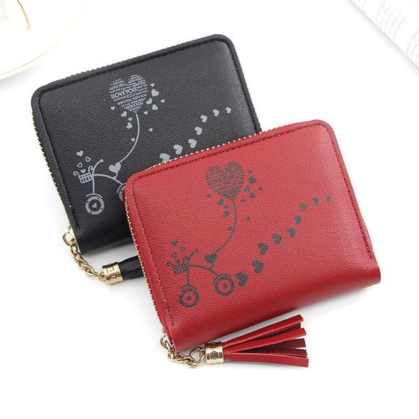 short women's purse women's handbag embroidered purse with zipper little girl's change bag card holder1, White
short women's purse women's handbag embroidered purse with zipper little girl's change bag card holder1, White