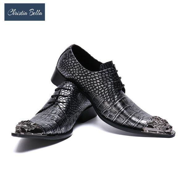 christia bella business snake skin lace up man shoes pointed toe fashion formal dress shoes nightclub real leather man, Black
christia bella business snake skin lace up man shoes pointed toe fashion formal dress shoes nightclub real leather man, Black